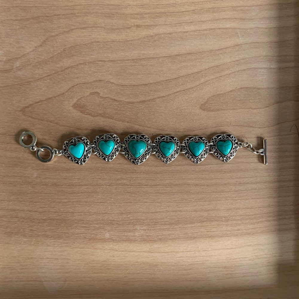 Turquoise Heart Bracelets